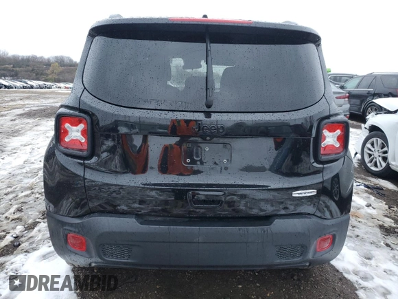2020 Jeep Renegade Jeepster with VIN ZACNJBAB1LPL53003, listed as a Copart auction lot 81231194 with 78,348 mi miles and Salvage Title. Bid and sale history available at carsss.com. Image 6.