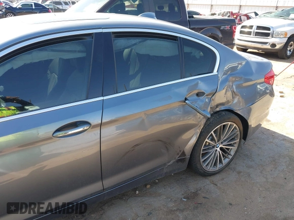 2018 BMW 5 Series 530i xDrive with VIN WBAJA7C53JG907445, listed as a IAAI auction lot 42007516 with Not Provided miles. Bid and sale history available at carsss.com. Image 17.