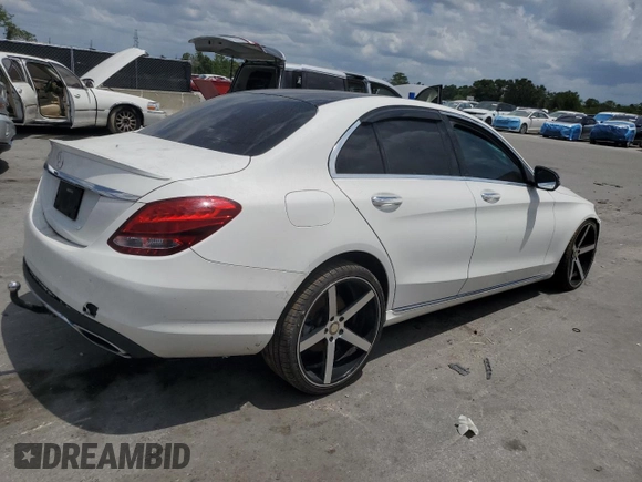 2018 Mercedes-Benz C 300 with VIN WDDWF4JB5JR344961, listed as a Copart auction lot 55126045 with 112,675 mi miles and Clean Title. Bid and sale history available at DreamBid. Image 3.