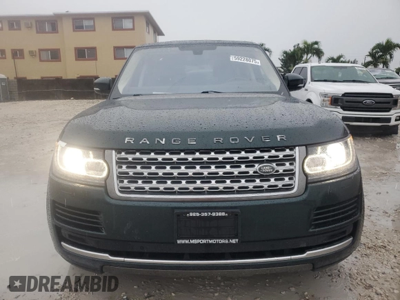 2016 Land Rover Range Rover HSE z VIN SALGS2PF0GA314467, wystawiony jako Copart lot #59228075 z przebiegiem 177 491 mil mil oraz Szkoda całkowita • Salvage title. Historia ofert i sprzedaży dostępna na DreamBid. Obrazek 5.
