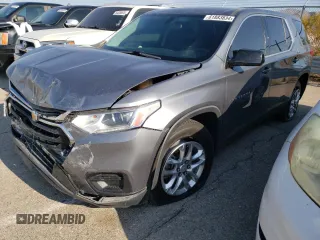 2020 Chevrolet Traverse LS with VIN 1GNERFKW1LJ188274, listed as a Copart auction lot 61883834 with 60,330 mi miles and Salvage Title. Bid and sale history available at carsss.com. Image 1.