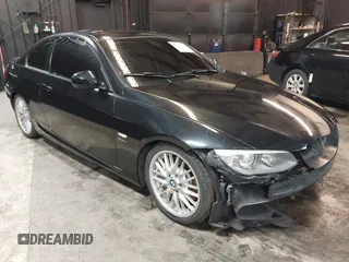 2011 BMW 3 Series 335is with VIN WBAKG1C51BE618450, listed as a IAAI auction lot 41555179 with 100,942 mi miles and . Bid and sale history available at carsss.com. Image 1.