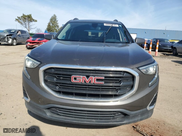 2019 GMC Terrain SLE with VIN 3GKALMEVXKL291544, listed as a Copart auction lot 48860245 with 115,281 mi miles and Clean Title. Bid and sale history available at carsss.com. Image 5.