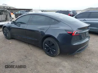 2024 Tesla Model 3 with VIN 5YJ3E1EA2RF847638, listed as a IAAI auction lot 41797710 with 11,362 mi miles. Bid and sale history available at carsss.com. Image 3.