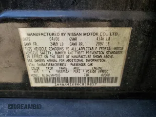 2006 Nissan Maxima 3.5 SE with VIN 1N4BA41E86C859857, listed as a Copart auction lot 76907434 with 0 mi miles and Non Repairable. Bid and sale history available at carsss.com. Image 13.