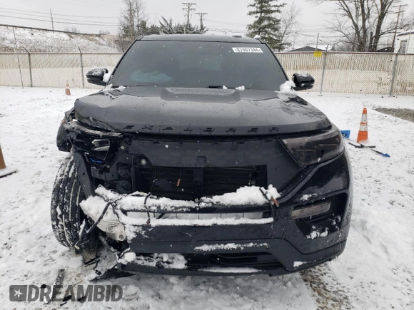 2021 Ford Explorer ST with VIN 1FM5K8GC8MGA03204, listed as a Copart auction lot 87407344 with 62,416 mi miles and Salvage Title. Bid and sale history available at carsss.com. Image 5.
