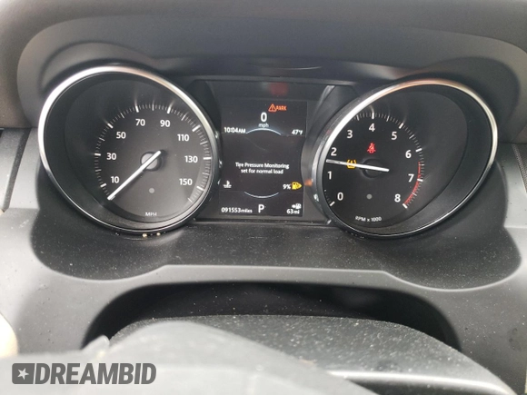 2018 Land Rover Range Rover Evoque SE with VIN SALVP2RXXJH312254, listed as a Copart auction lot 58063505 with 91,553 mi miles and Salvage title. Bid and sale history available at DreamBid. Image 9.