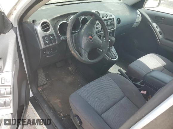 2004 Pontiac Vibe z VIN 5Y2SL64874Z441712, wystawiony jako Copart lot #57106215 z przebiegiem Nie podano mil oraz Tytuł czysty. Historia ofert i sprzedaży dostępna na DreamBid. Obrazek 8.