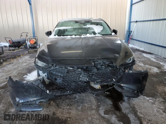 2019 Mazda 3 Premium with VIN 3MZBPAEM4KM105014, listed as a Copart auction lot 42347835 with 46,813 mi miles and Salvage Title. Bid and sale history available at DreamBid. Image 5.