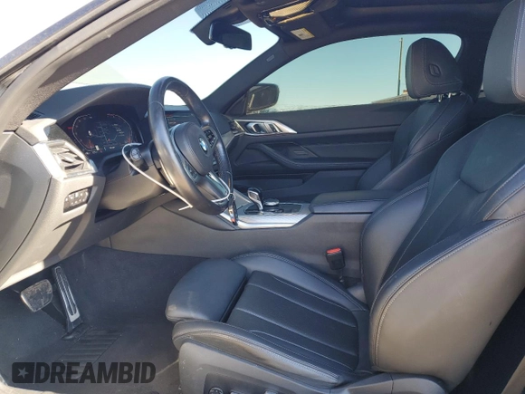 2022 BMW 4 Series 430i xDrive with VIN WBA73AP02NCJ68162, listed as a Copart auction lot 45458055 with 39,223 mi miles and Salvage Title. Bid and sale history available at DreamBid. Image 7.