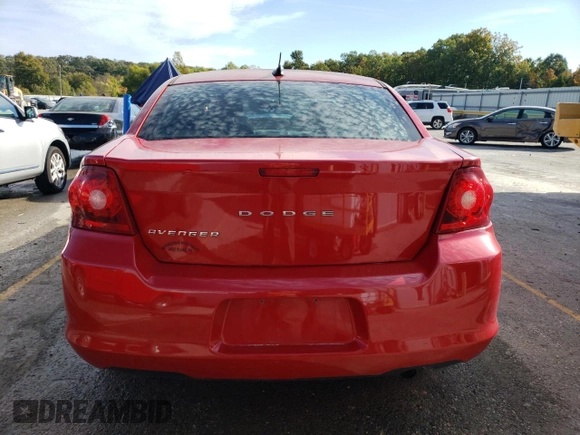 2014 Dodge Avenger SE with VIN 1C3CDZAB5EN115780, listed as a Copart auction lot 71506833 with 129,526 mi miles and Salvage Title. Bid and sale history available at carsss.com. Image 6.