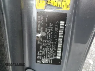 2010 BMW 3 Series with VIN WBAWV5C51AP081516, listed as a Copart auction lot 64436035 with 144,732 mi miles and Clean title. Bid and sale history available at DreamBid. Image 12.