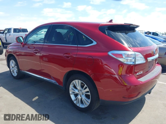 2010 Lexus RX 450h with VIN JTJZB1BA8A2003499, listed as a IAAI auction lot 42170451 with 167,806 mi miles and . Bid and sale history available at DreamBid. Image 3.