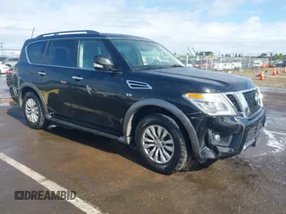 2019 Nissan Armada SL z VIN JN8AY2NC0K9587699, wystawiony jako IAAI lot #42243744 z przebiegiem 89 753 mil mil oraz . Historia ofert i sprzedaży dostępna na DreamBid. Obrazek 1.