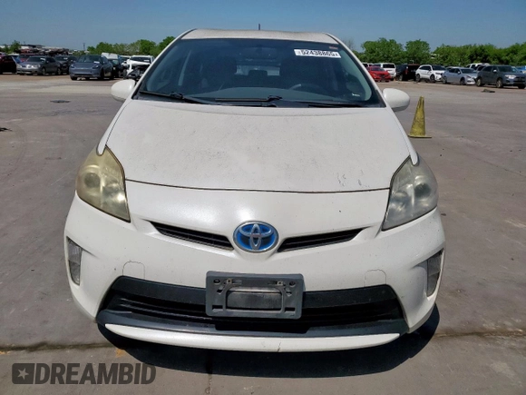2012 Toyota Prius One with VIN JTDKN3DU6C0334031, listed as a Copart auction lot 52438865 with 194,467 mi miles and Salvage Title. Bid and sale history available at carsss.com. Image 5.