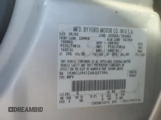 2004 Ford Escape Limited with VIN 1FMCU94124KA51594, listed as a Copart auction lot 44187285 with 145,365 mi miles and Salvage Title. Bid and sale history available at carsss.com. Image 15.