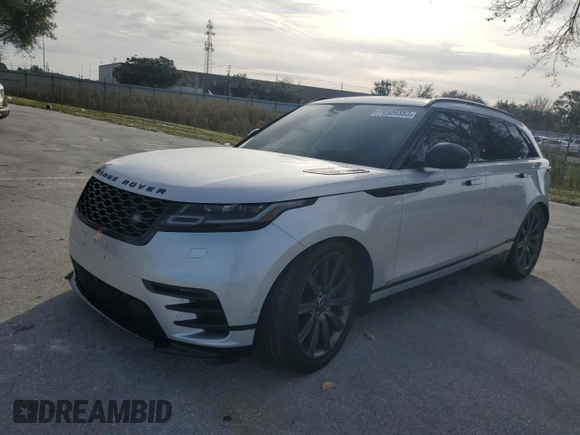 2018 Land Rover Range Rover Velar R-Dynamic HSE with VIN SALYM2RV3JA745279, listed as a Copart auction lot 79309353 with 37,725 mi miles. Bid and sale history available at carsss.com. Image 1.