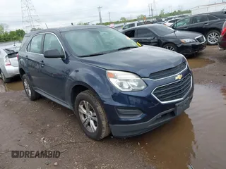 2017 Chevrolet Equinox LS with VIN 2GNALBEK3H1545120, listed as a IAAI auction lot 42132802 with 449,913 mi miles. Bid and sale history available at carsss.com. Image 1.