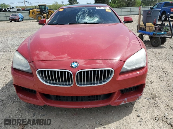 2013 BMW 6 Series 650i with VIN WBA6B2C59DDG66702, listed as a Copart auction lot 52327905 with 112,300 mi miles and Salvage Title. Bid and sale history available at DreamBid. Image 5.