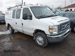 2011 Ford Econoline Cargo Commercial with VIN 1FTNE1EW1BDA17492, listed as a IAAI auction lot 41036647 with 242,810 mi miles and . Bid and sale history available at carsss.com. Image 1.