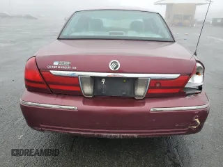 2005 Mercury Grand Marquis GS with VIN 2MEFM74W05X604628, listed as a Copart auction lot 51332335 with 165,224 mi miles and Salvage Title. Bid and sale history available at DreamBid. Image 6.