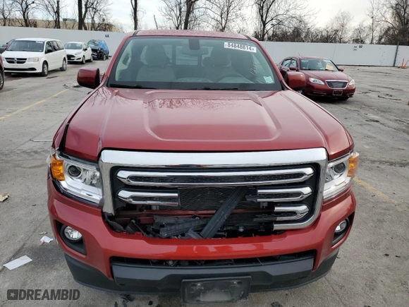 2015 GMC Canyon 2WD with VIN 1GTH5BE34F1184901, listed as a Copart auction lot 84848814 with 87,882 mi miles and Salvage Title. Bid and sale history available at carsss.com. Image 5.