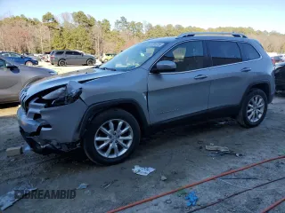 2015 Jeep Cherokee Limited with VIN 1C4PJMDS9FW719624, listed as a Copart auction lot 49385385 with 142,138 mi miles and Salvage Title. Bid and sale history available at carsss.com. Image 1.