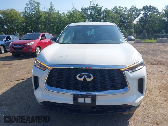 2024 Infiniti QX60 Pure with VIN 5N1DL1ES8RC357555, listed as a IAAI auction lot 42571285 with 8,557 mi miles and . Bid and sale history available at DreamBid. Image 12.