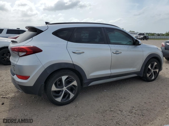 2017 Hyundai Tucson Value with VIN KM8J33A21HU474391, listed as a Copart auction lot 53798065 with 102,287 mi miles and Clean Title. Bid and sale history available at carsss.com. Image 3.