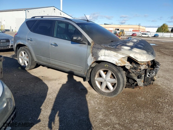 2005 Nissan Murano SE with VIN JN8AZ08W95W409979, listed as a Copart auction lot 73657084 with 0 mi miles and Non Repairable. Bid and sale history available at carsss.com. Image 4.