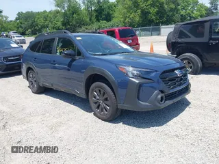 2025 Subaru Outback Onyx with VIN 4S4BTALC0S3245647, listed as a IAAI auction lot 42647564 with 3,472 mi miles and . Bid and sale history available at DreamBid. Image 1.