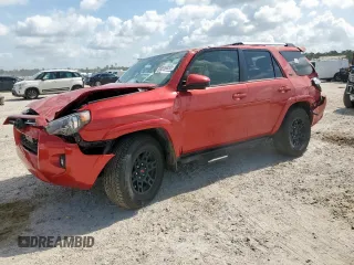 2023 Toyota 4Runner SR5 with VIN JTEEU5JR6P5293495, listed as a Copart auction lot 58226455 with 36,873 mi miles and Salvage title. Bid and sale history available at DreamBid. Image 1.