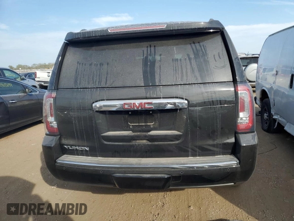 2016 GMC Yukon Denali with VIN 1GKS2CKJ5GR433172, listed as a Copart auction lot 72174934 with 60,453 mi miles and Salvage Title. Bid and sale history available at carsss.com. Image 6.