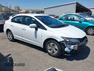 2015 Honda Civic LX with VIN 19XFB2F54FE284431, listed as a IAAI auction lot 42733803 with 51,910 mi miles and . Bid and sale history available at DreamBid. Image 1.