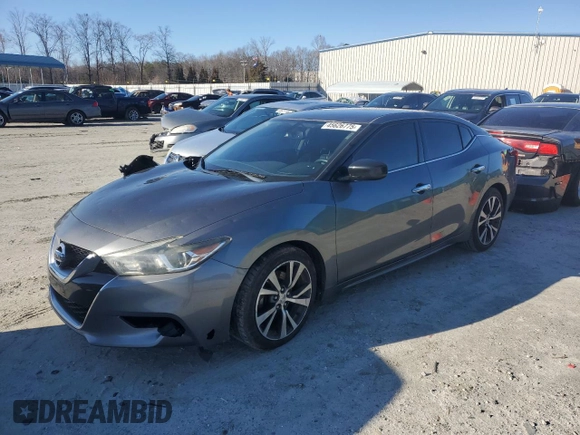 2016 Nissan Maxima SR z VIN 1N4AA6AP1GC905880, wystawiony jako Copart lot #45626775 z przebiegiem 142 494 mil mil oraz Szkoda całkowita • Salvage title. Historia ofert i sprzedaży dostępna na DreamBid. Obrazek 1.