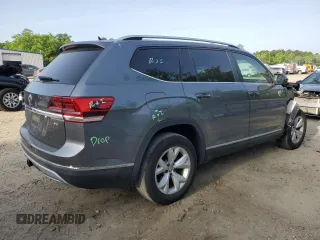 2018 Volkswagen Atlas SEL z VIN 1V2ER2CA4JC503864, wystawiony jako Copart lot #54832325 z przebiegiem 62 272 mil mil oraz Szkoda całkowita • Salvage title. Historia ofert i sprzedaży dostępna na DreamBid. Obrazek 3.