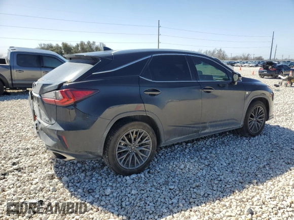 2017 Lexus RX with VIN 2T2ZZMCA3HC054821, listed as a Copart auction lot 47623195 with 53,966 mi miles and Salvage Title. Bid and sale history available at carsss.com. Image 3.