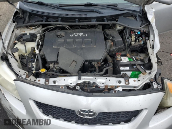 2010 Toyota Corolla with VIN 1NXBU4EE0AZ211178, listed as a Copart auction lot 59043055 with 182,374 mi miles and Salvage title. Bid and sale history available at DreamBid. Image 11.