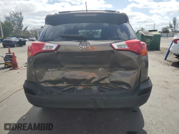 2014 Toyota RAV4 Limited with VIN 2T3DFREVXEW161757, listed as a Copart auction lot 54137075 with 137,747 mi miles and Salvage Title. Bid and sale history available at carsss.com. Image 6.