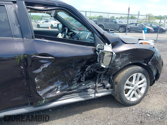 2015 Nissan Juke SV with VIN JN8AF5MVXFT550503, listed as a IAAI auction lot 42245020 with 112,957 mi miles and . Bid and sale history available at DreamBid. Image 6.