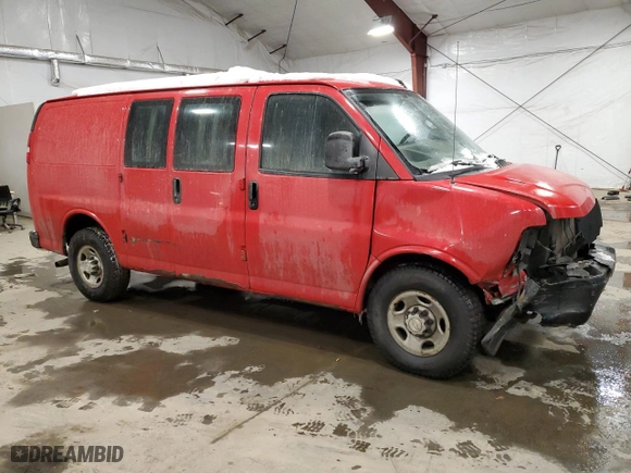 2017 Chevrolet Express Cargo Van with VIN 1GCWGAFF1H1339699, listed as a Copart auction lot 87713845 with 196,944 mi miles and Salvage Title. Bid and sale history available at carsss.com. Image 4.