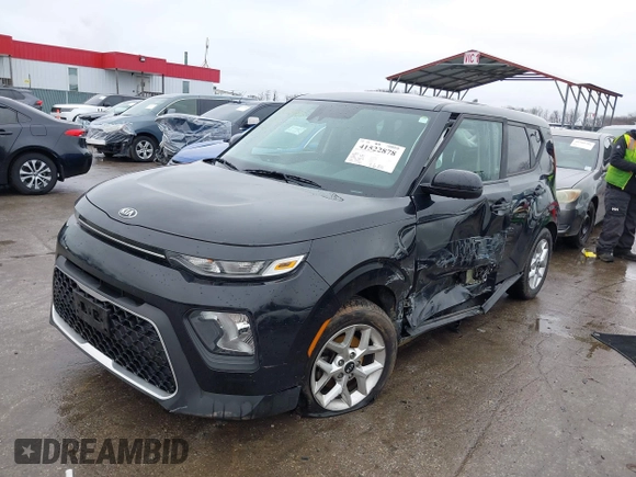 2020 Kia Soul S with VIN KNDJ23AU6L7121354, listed as a IAAI auction lot 41522878 with 79,136 mi miles. Bid and sale history available at carsss.com. Image 16.