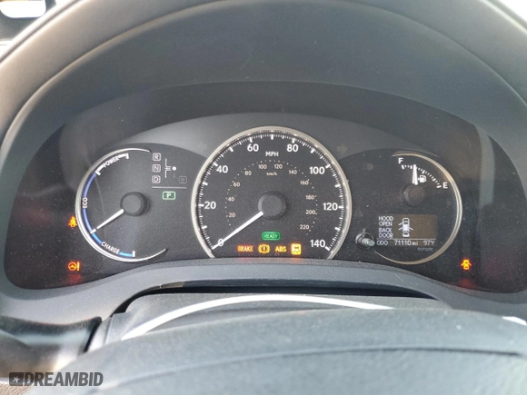 2017 Lexus CT with VIN JTHKD5BH7H2293178, listed as a Copart auction lot 73358294 with 71,110 mi miles and Salvage Title. Bid and sale history available at carsss.com. Image 9.