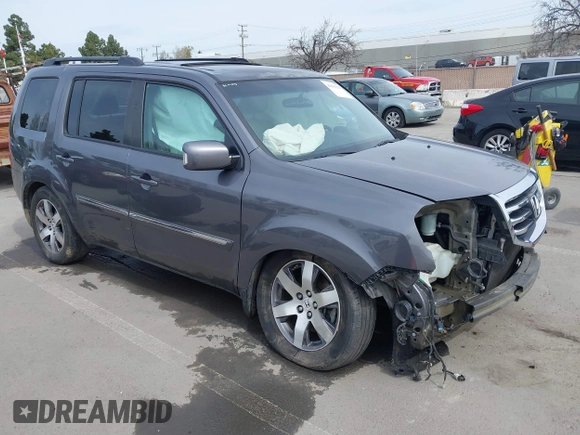 2015 Honda Pilot Touring with VIN 5FNYF3H91FB011847, listed as a IAAI auction lot 41841293 with 99,431 mi miles. Bid and sale history available at carsss.com. Image 1.