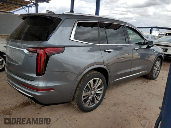 2020 Cadillac XT6 FWD Premium Luxury with VIN 1GYKPCRS8LZ235167, listed as a Copart auction lot 51710695 with 42,623 mi miles and Salvage Title. Bid and sale history available at carsss.com. Image 3.