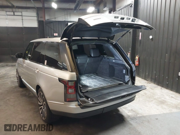 2016 Land Rover Range Rover Supercharged with VIN SALGS3EF0GA294388, listed as a IAAI auction lot 41846458 with 88,025 mi miles. Bid and sale history available at carsss.com. Image 3.