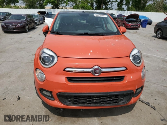 2016 FIAT 500X Lounge with VIN ZFBCFXDT9GP358436, listed as a Copart auction lot 59078905 with 123,978 mi miles and Salvage title. Bid and sale history available at DreamBid. Image 5.