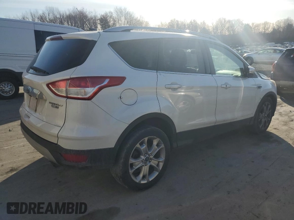 2015 Ford Escape Titanium with VIN 1FMCU9J98FUA48085, listed as a Copart auction lot 53668985 with 205,609 mi miles and Salvage Title. Bid and sale history available at carsss.com. Image 3.