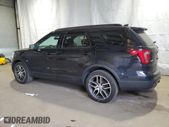2017 Ford Explorer Sport with VIN 1FM5K8GT9HGD80842, listed as a Copart auction lot 46458285 with 88,731 mi miles and Clean Title. Bid and sale history available at carsss.com. Image 2.