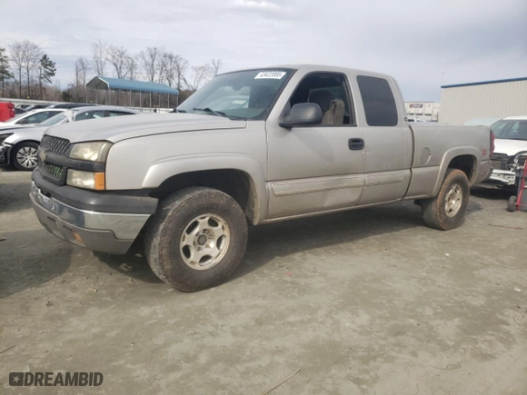 2004 Chevrolet Silverado 1500 LS with VIN 2GCEK19T241366510, listed as a Copart auction lot 43422085 with 255,545 mi miles and Salvage Title. Bid and sale history available at carsss.com. Image 1.